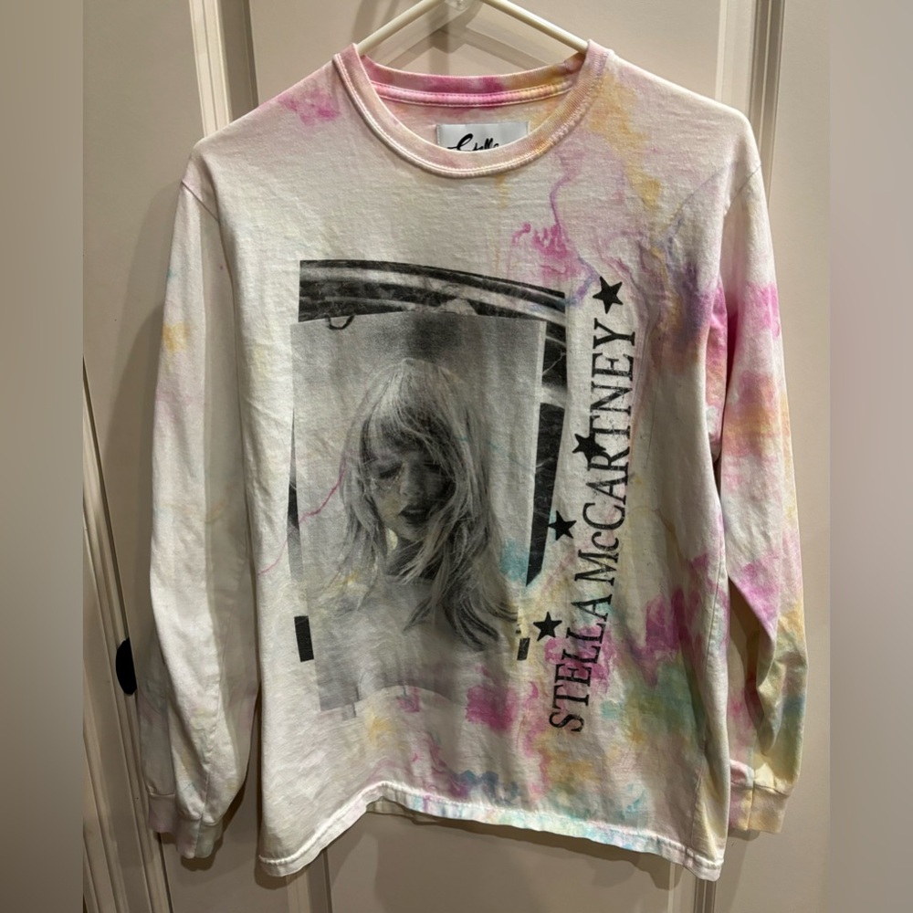 Taylor Swift X Stella McCartney marble dye long sleeve tee
